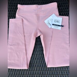 Pretty in Pink! 🌸 Athleta Girl High Rise Powervita Leggings, Size 14